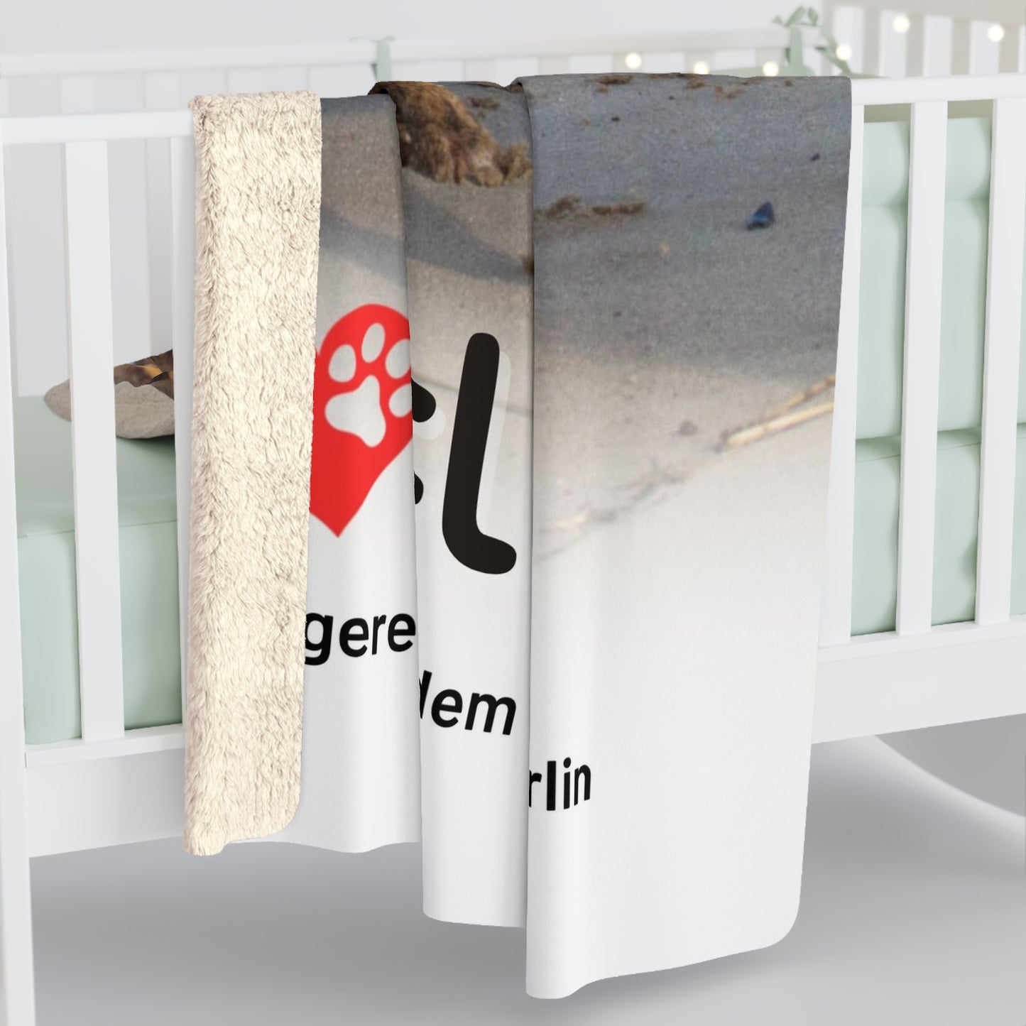 Sherpa Fleece Blanket personalisiert