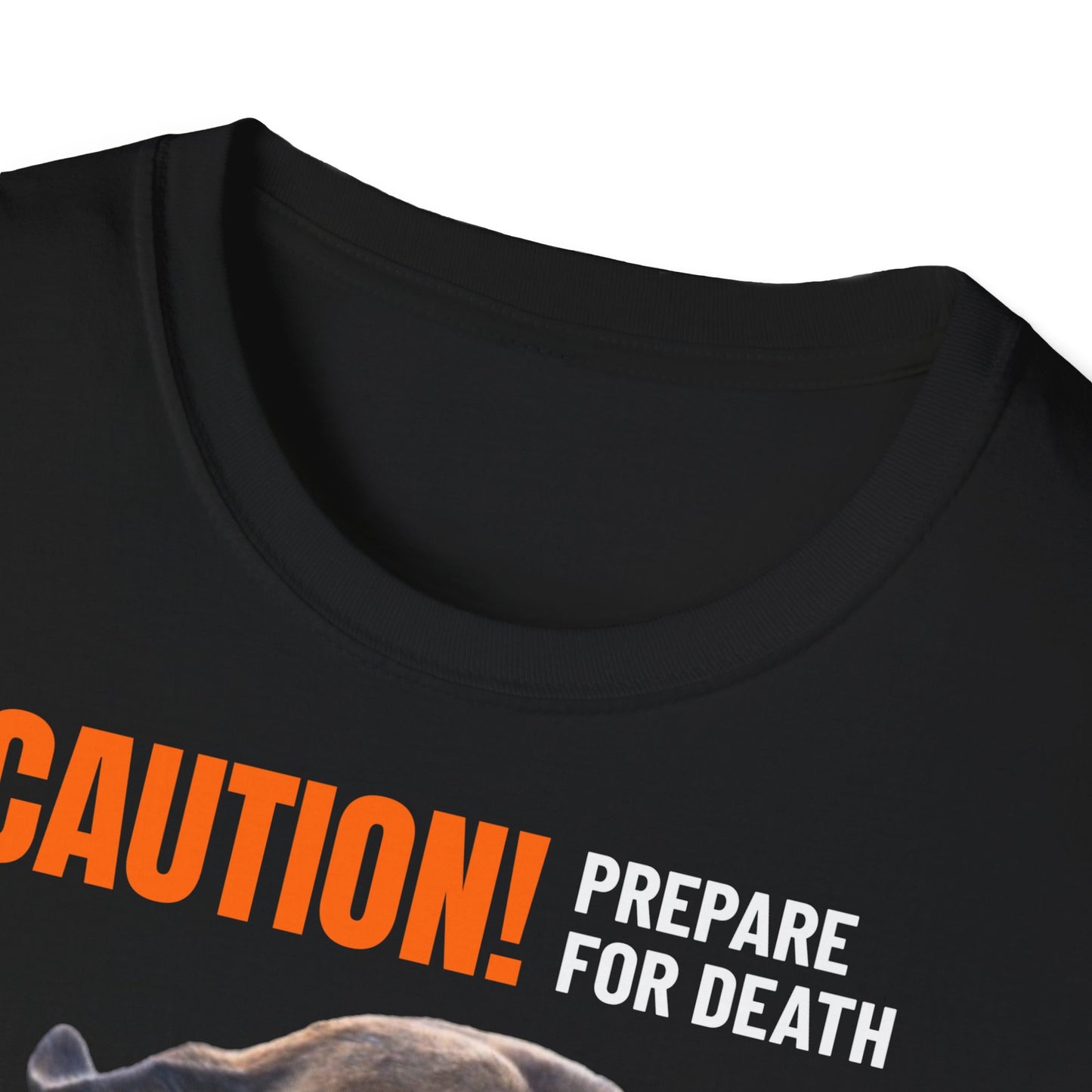 Caution! - personalisiertes T-Shirt mit deinem Hund